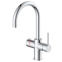 Scudo KoGE 3 in 1 Chrome Swan Spout Boiling Water Tap