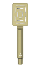 Jaquar Maze Matt Brass Rectangular Hand Shower & Hose