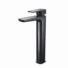 Swan Hazely Matt Black Tall Basin Mixer Tap