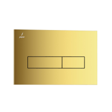 Kubix Bright Gold PVD Flush Plate by Jaquar
