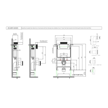 Jaquar Slim Wall Hung Toilet Fixing Frame and Cistern