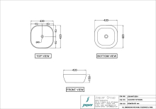 Jaquar Designer Countertop Basin - 480mm