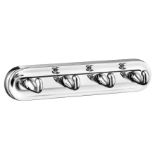 Smedbo Villa Chrome Quadruple Towel Hook