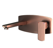 Jaquar Kubix Prime Antique Copper 2 Hole Wall Mounted Basin Mixer With Concealed Valve 