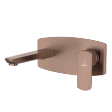 Jaquar Kubix Prime Antique Copper Wall Mounted Basin Mixer With Concealed Valve