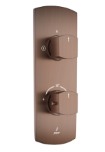 Jaquar Kubix Prime Antique Copper 2 Outlet Concealed 2 Outlet Shower Valve 