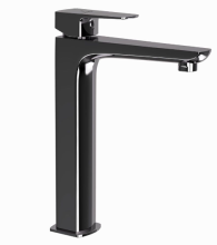 Jaquar Kubix Prime Black Chrome Extended Mono Basin Mixer 