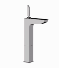 Artize Lexa Joystick High Neck Basin Mixer In Black Chrome