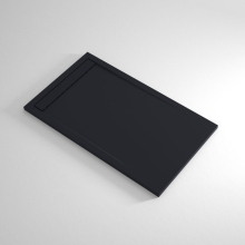 Lujo Stone 1600 x 900mm Black Slate Shower Tray - Cut to Size