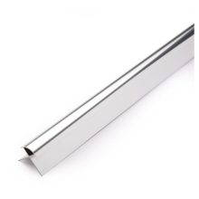 MEGAboard Polished Silver Aluminium External Corner 2400mm