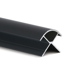 MEGAboard Aluminium Black External Corner 2400mm