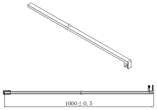 Lancia Minos Gunmetal Wall Support Arm