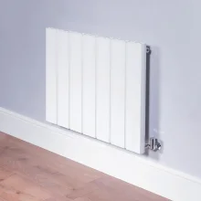 DQ Moto 600 x 835mm Gloss White Horizontal Radiator