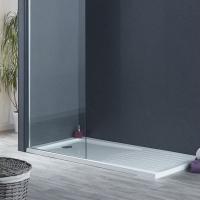 Nuie Pearlstone 1400 x 900 Walk In Shower Tray 