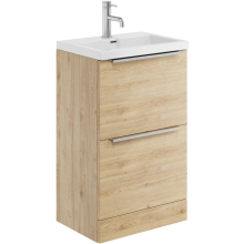 Lancia Muro 600mm Davos Oak Vanity Unit & Basin