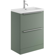 Lancia Muro Plus 600mm Reed Green Vanity Unit & Basin