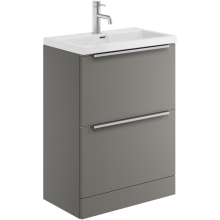 Lancia Muro Plus 600mm Dust Grey Vanity Unit & Basin