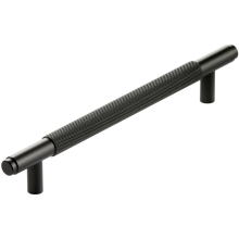 Lancia Knurled 250mm Black Handle 192mm Hole-to-hole Centres