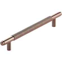 Lancia Knurled Brushed Bronze 250mm Handle 192mm Centres