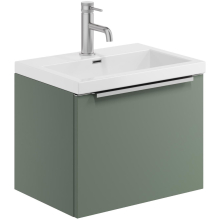 Scudo Muro 500 Reed Green Wall Hung Vanity inc Basin