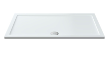 Nuie Pearlstone 1400 x 800mm Slimline Rectangle Shower Tray
