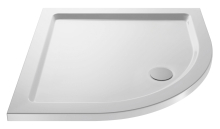 Nuie Slimline 700mm Pearlstone Quadrant Shower Tray