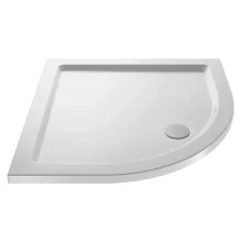 Nuie Slimline 800mm Pearlstone Quadrant Shower Tray