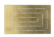 Jaquar Maze 190x295MM Antique Bronze Rectangular Over Head Shower 