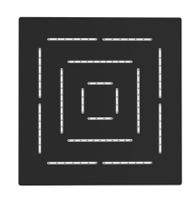 Jaquar Maze 200mm Black Matt Square Over Head Shower