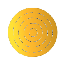 Jaquar Maze 240MM Bright Gold PVD Round Over Head Shower 