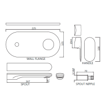 Jaquar Opal Prime Matt Black Basin Mixer Tap 