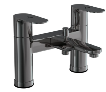 Jaquar Opal Prime Black Chrome 2 Hole H Type Bath And Shower Mixer