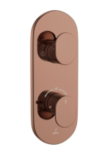 Jaquar Opal Prime Blush Gold Concealed 2 Outlet Shower Valve  