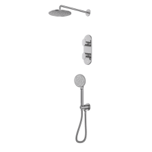 Jaquar Opal Prime Round Shower Kit 2 Outlet Fixed Head & Hand Set in Chrome