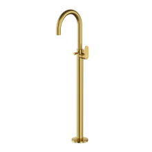 Jaquar Opal Prime Gold Bright PVD Floor Mounted Single Lever Bath Mixer