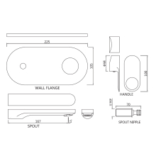 Jaquar Ornamix Black Matt Extended Mono Basin Mixer 