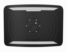 Artize Rainjoy Black Matt 1000x750MM Shower Head by Jaquar 