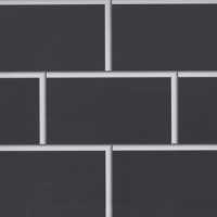 ProPlas Tile 250 Dark Grey Metro PVC Tile Effect Wall Panels - 4 Pack