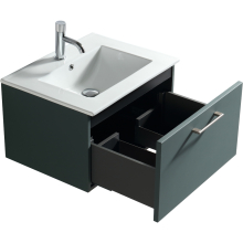 Piatta Midnight Shadow 600mm Wall Hung Vanity Unit