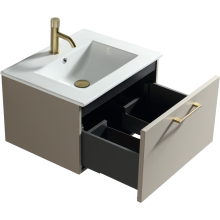 Piatta Smoked Sage 600mm Wall Hung Vanity Unit