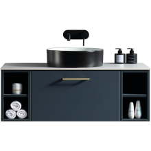 Piatta Midnight Shadow 1000mm Wall Hung Vanity Unit