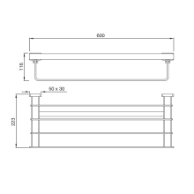 Artize Quadra Black Matt Tumbler And Holder 