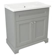 RAK Washington 800mm Traditional Vanity Unit in Grey