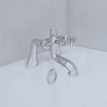 Niagara Hadley Matt Black Bath Filler Tap