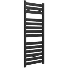 Abacot 500 x 1150mm Matt Black Straight Ladder Radiator