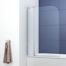 Synergy Ralus 6 Radius Bath Shower Screen with Towel Rail