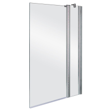 Synergy Ralus 6 Square Chrome Bath Shower Screen and Panel