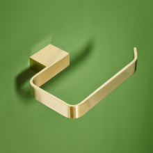 Scudo Roma Brushed Brass Toilet Roll Holder