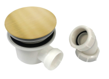 Lancia Brushed Brass Fast Flow Shower Tray Waste