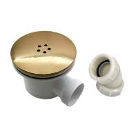 Scudo Brushed Brass Douche Kit with Outlet Elbow - DOUCHE011
